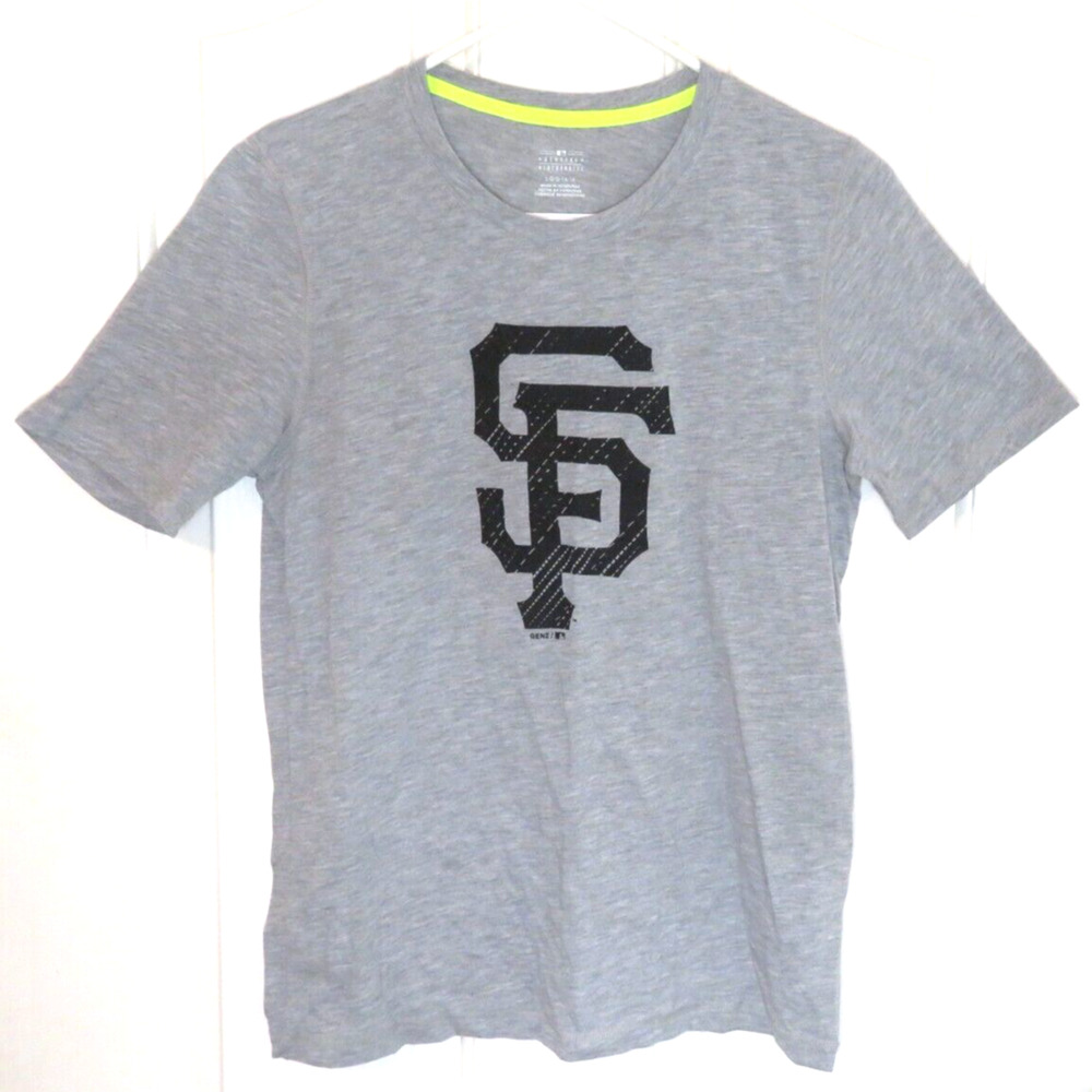 San Francisco Giants MLB Genuine Merchandise T-Shirt Gray SF Youth Size L 14-16